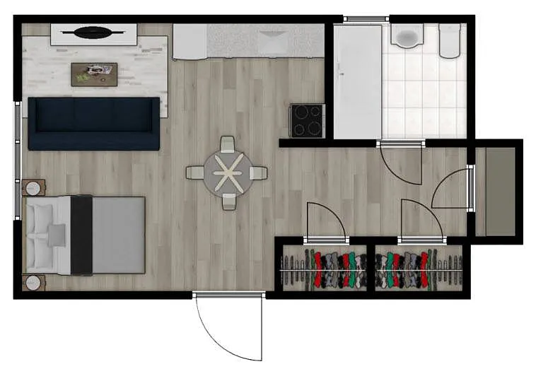 Floor plan Studio | OP1