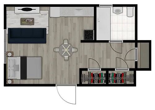 Floor plan Studio | OP1
