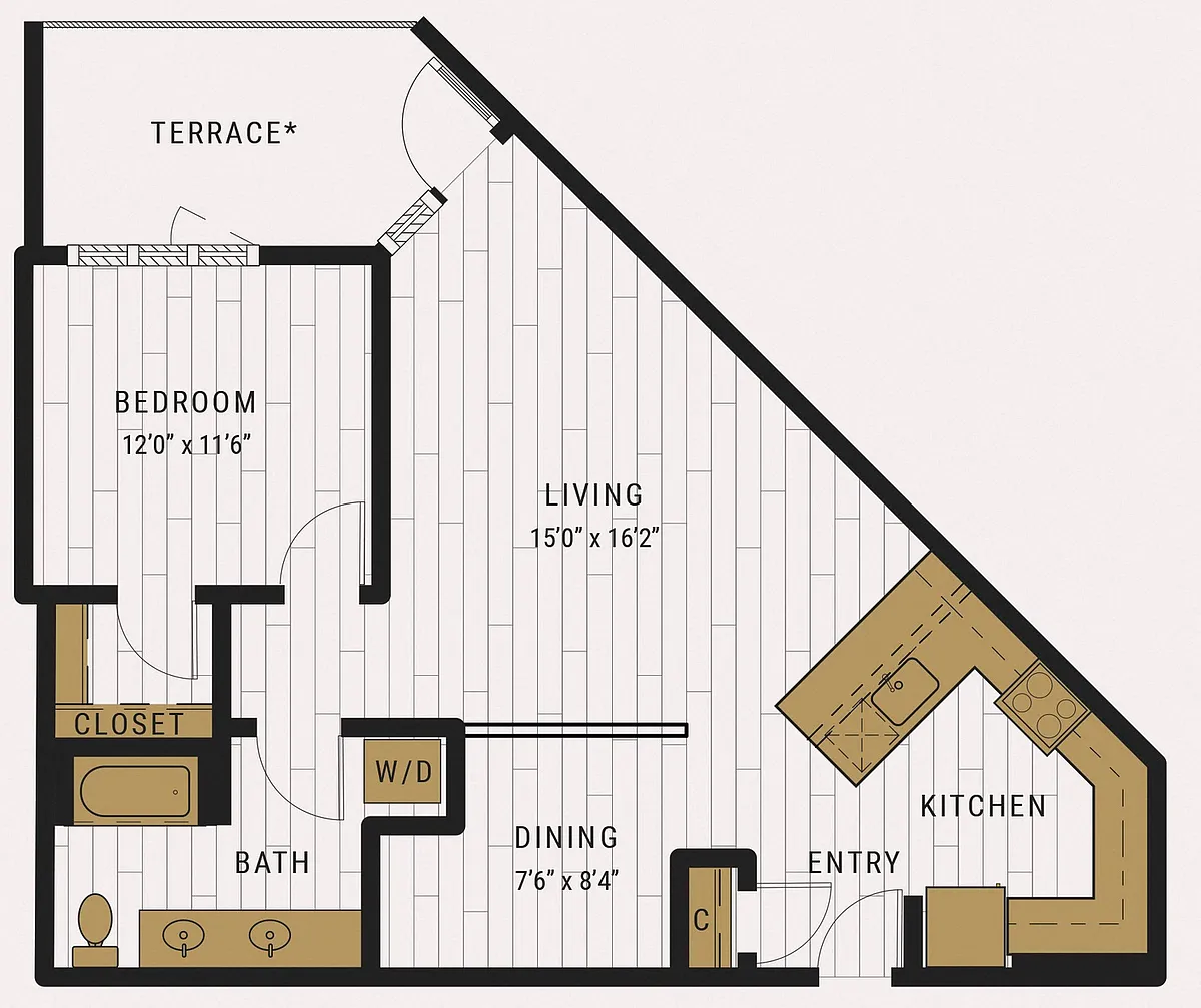Floor plan A1X