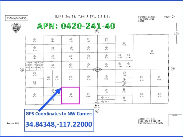 1 W Hinkley Rd, Barstow, CA 92311