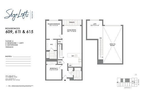 Floor plan 611
