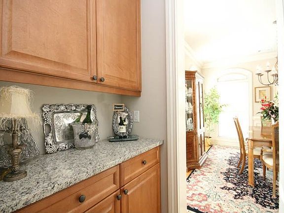 Butler's pantry has granite top