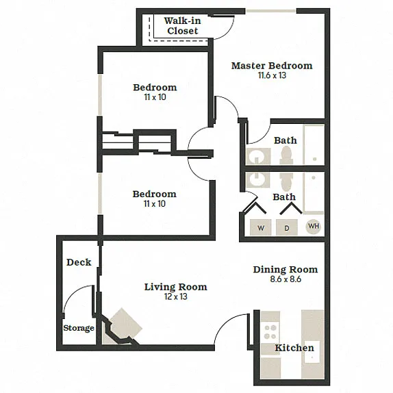 Floor plan 3x2 - Branches