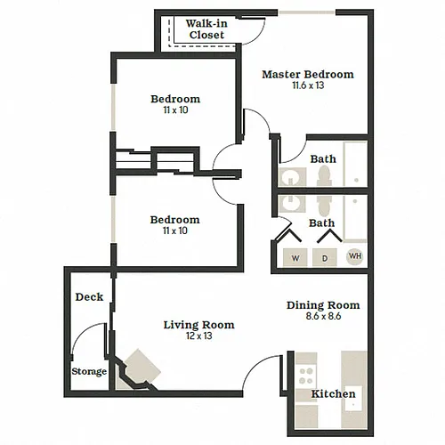 Floor plan 3x2 - Branches