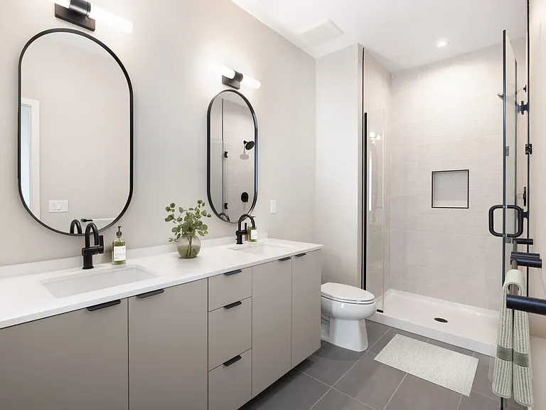 Signature Collection I 4-Bedroom Townhome Primary Bath with dual vanity sinks