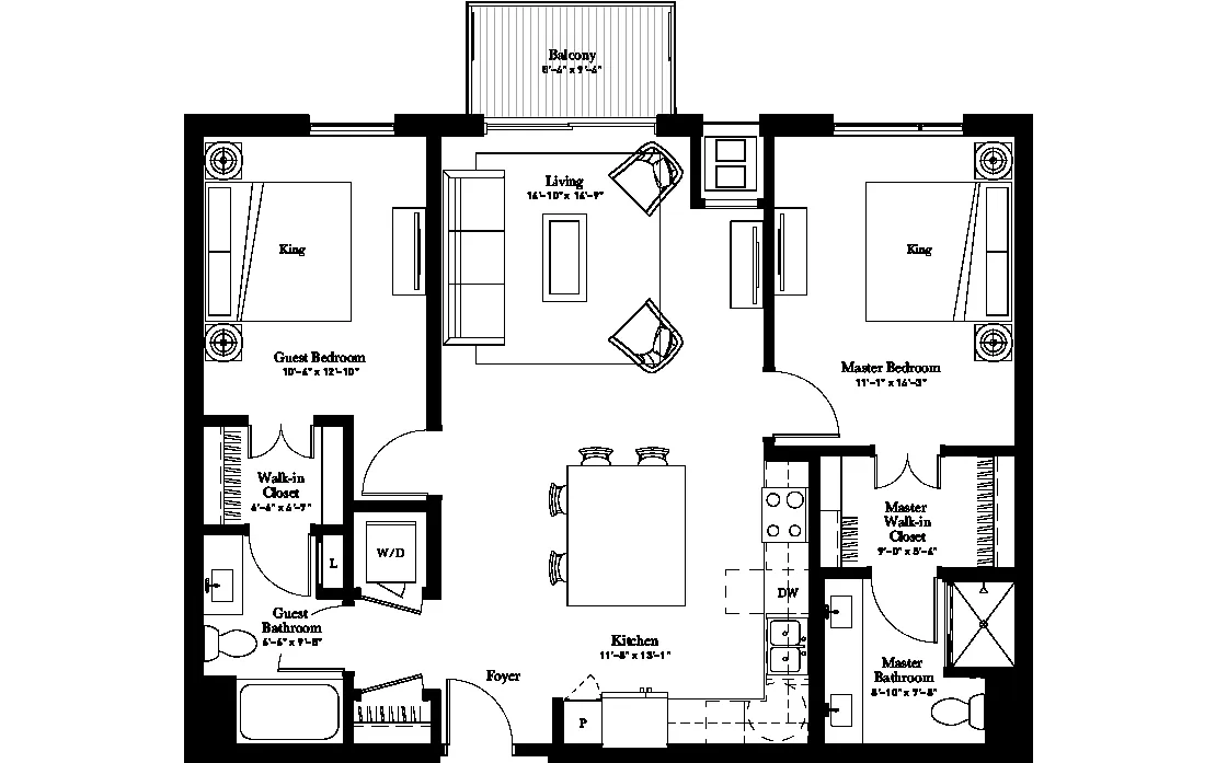 Floor plan Lady Slipper (B3.2)