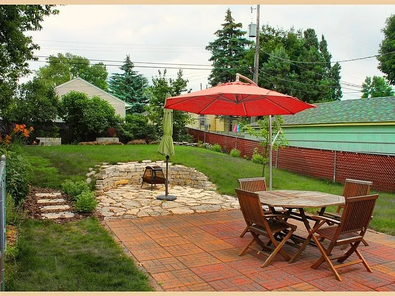 Backyard patio