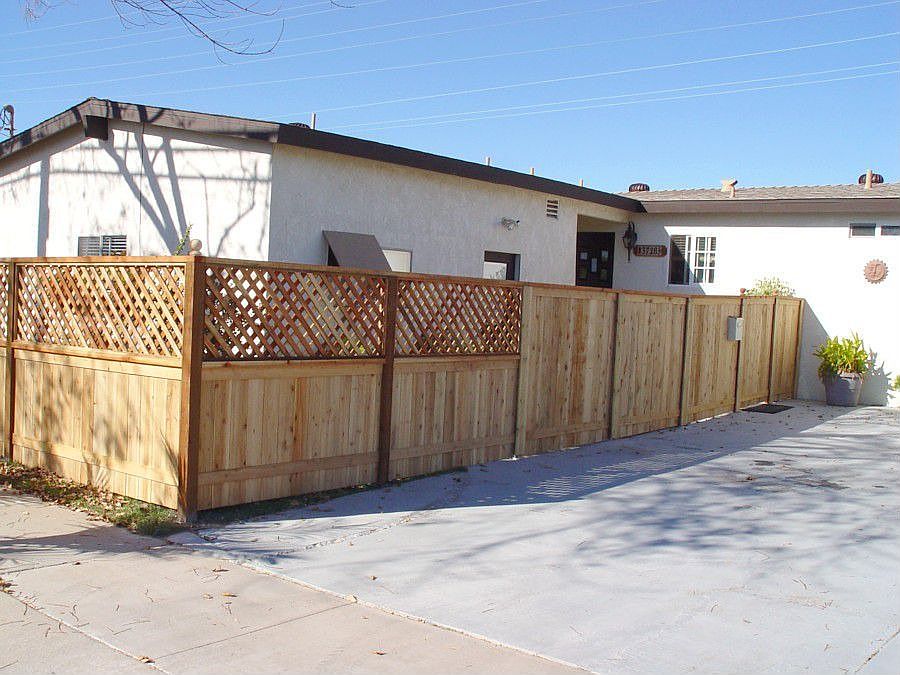 Gated Fence in Front