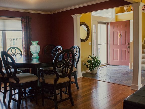 Open concept dining rm