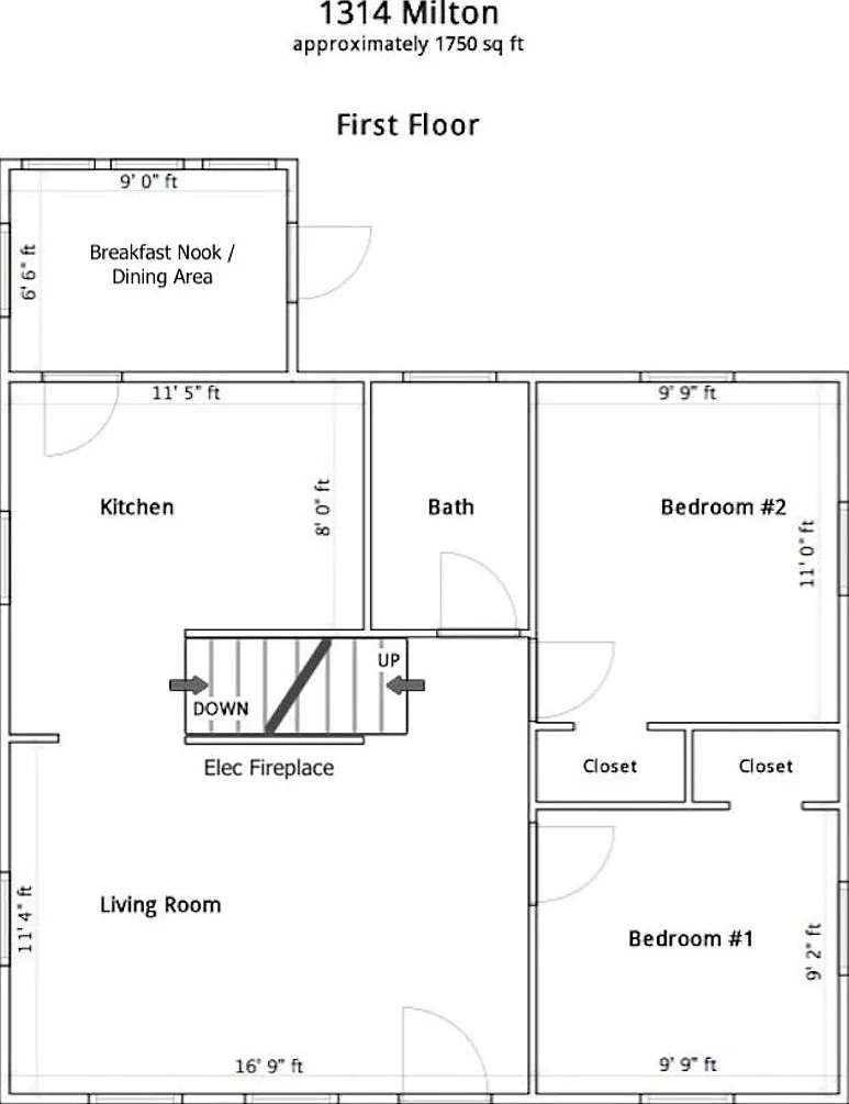 1314 Milton St. (5 BR) - Tallard Apartments — Photo 2