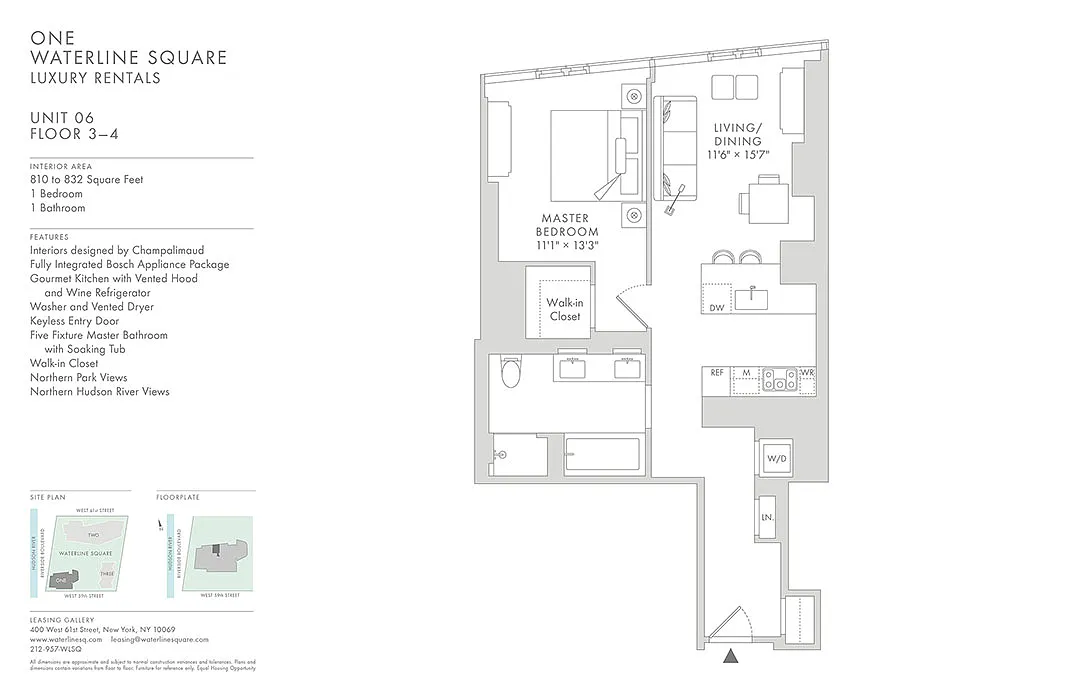 Floor plan Waterline 1: A4