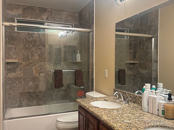 Master bathroom duo sinks