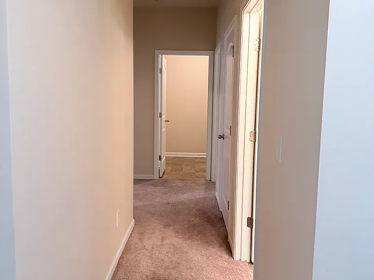 Hallway to 3 bedrooms
