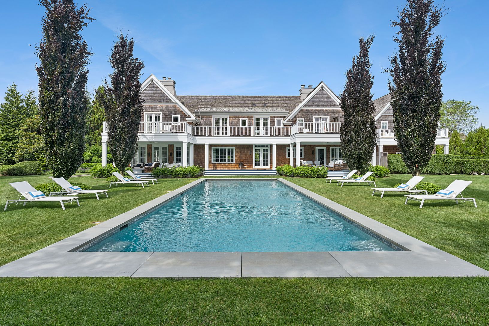 Back View with Pool