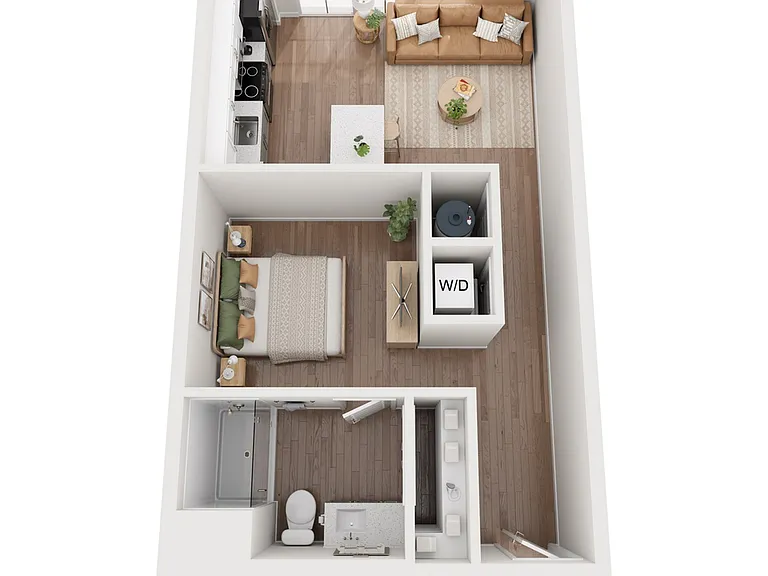 605 SF Studio Apartment 605 SF Studio Apartment