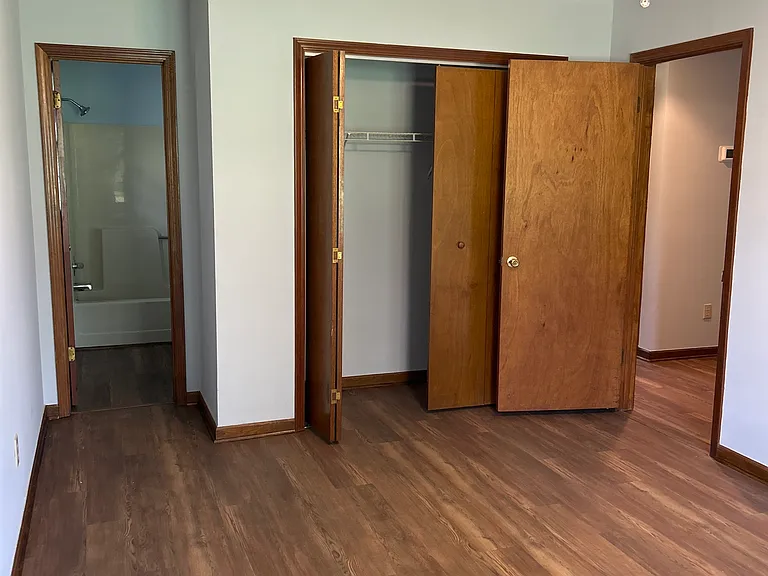 Master BR closet and entry to Master bathroom