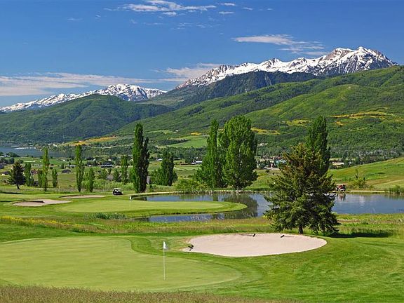 Located on the golf course