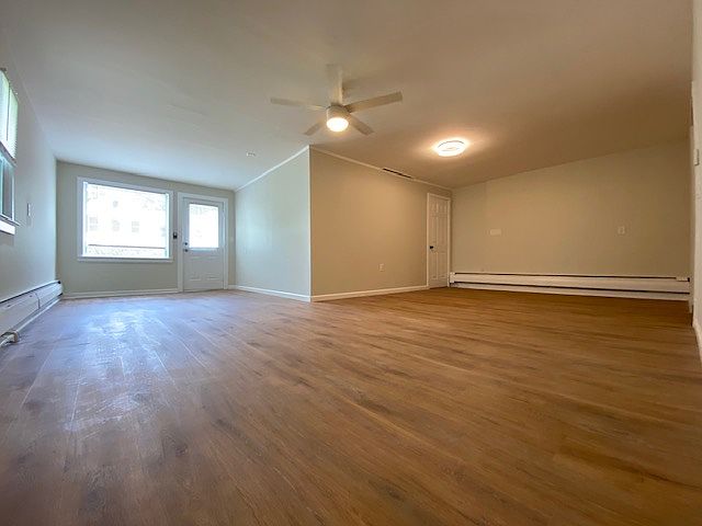 Entrance and living room