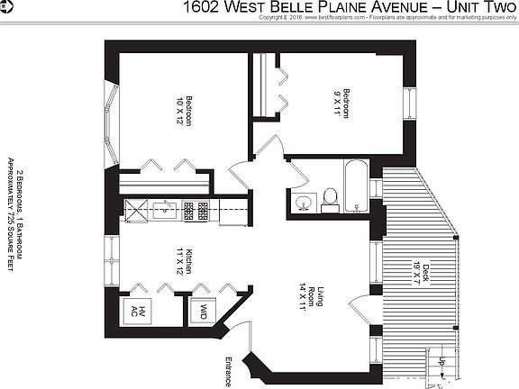 5th image of 1602 W Belle Plaine Ave #2F