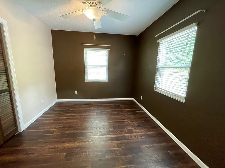 Bedroom 2: 11'x12' with closet. Large enough for Queen bed. All walls of room have been repainted a light color it is very light and cheerful now.