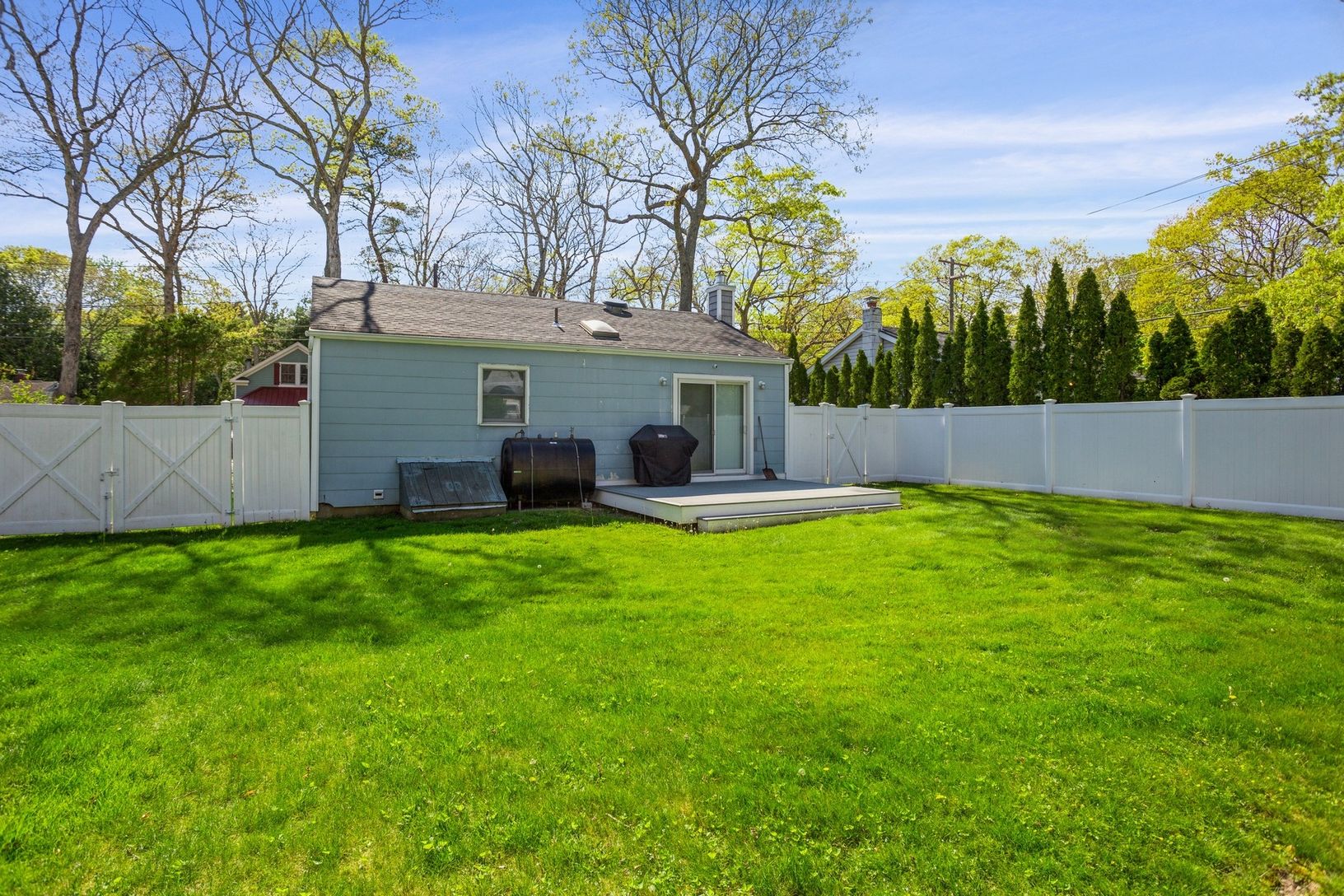  SPACIOUS FENCED IN YARD