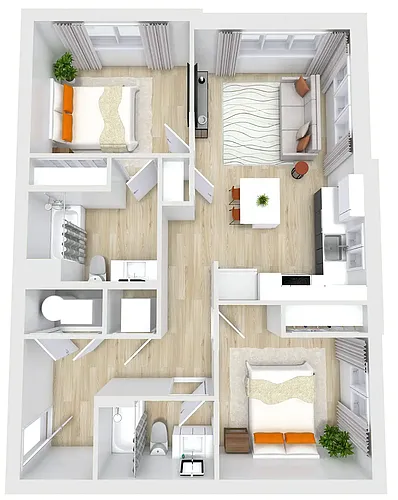 Floor plan The Dali