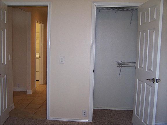 Guest room to hall; closet