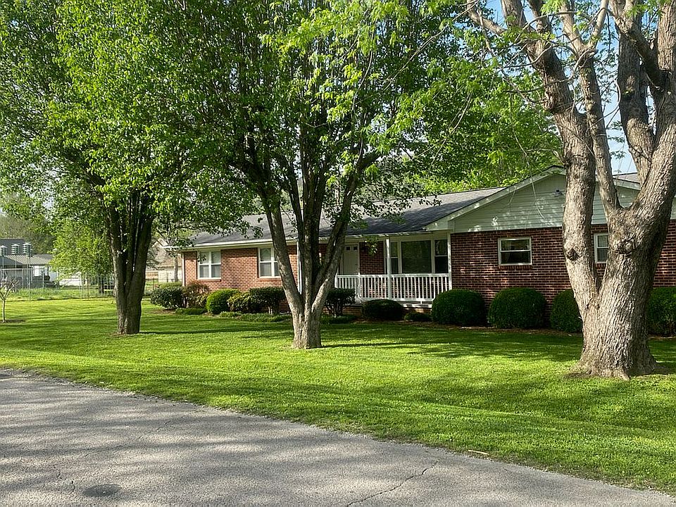 Landscaped yard