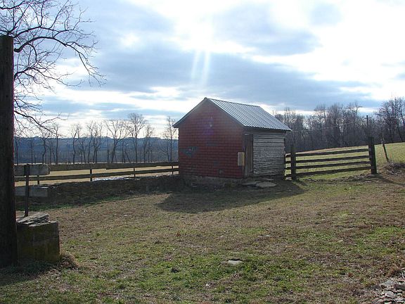 Barn and fields