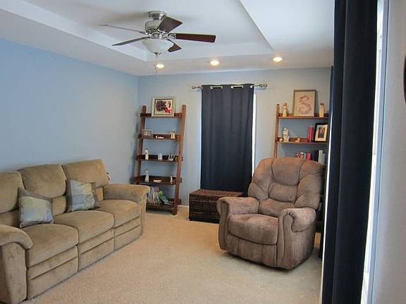 Tray ceiling in LR