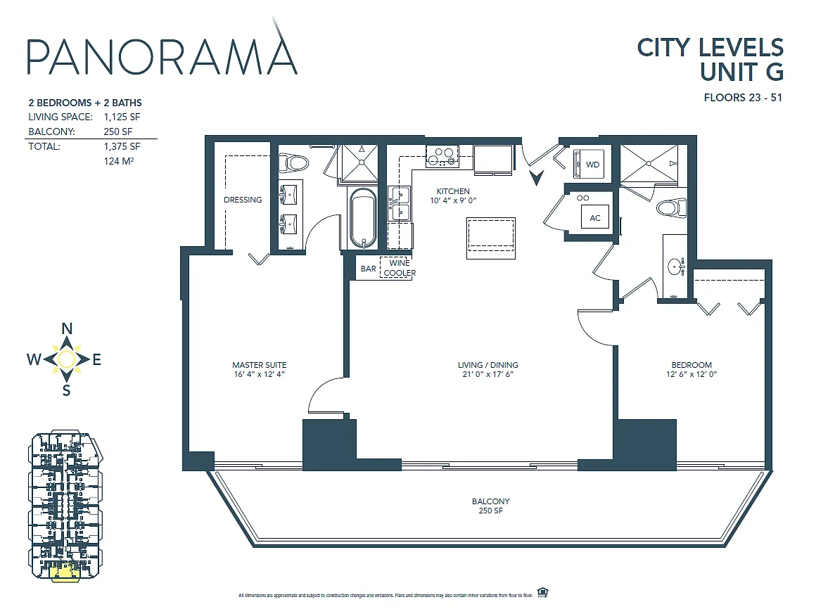 Floor plan G Line - City Level
