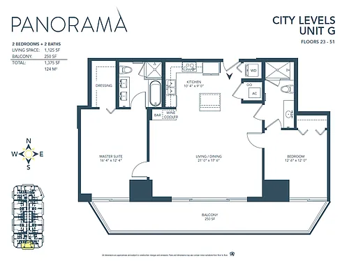 Floor plan G Line - City Level