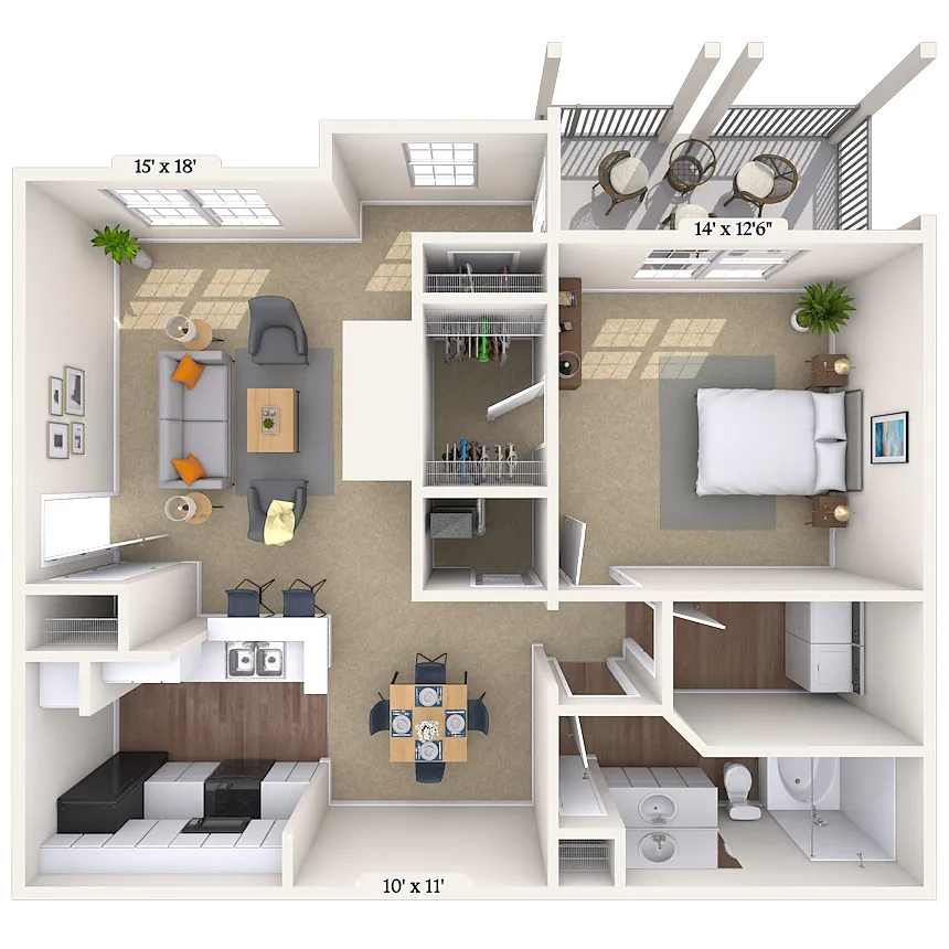 Floor plan 11B
