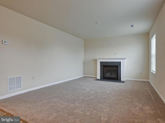 Living room with gas fireplace