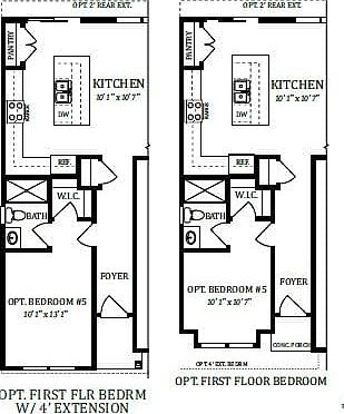 Optional 1st Floor Bedroom