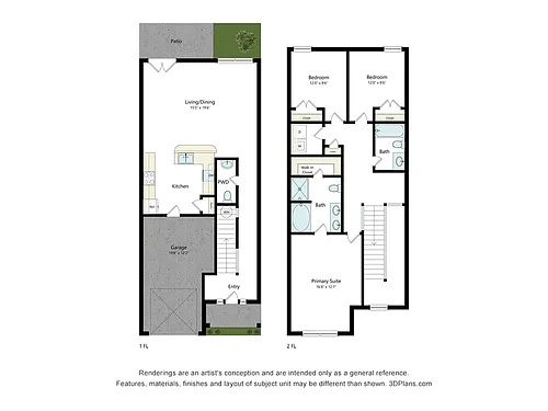 Floor plan Lavender