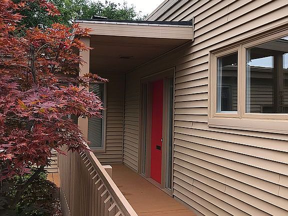 Front door and porch 