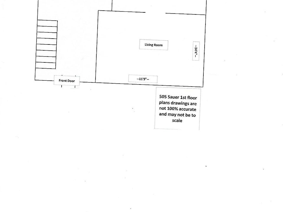 505 Sauer 1st floor plans