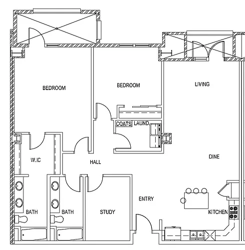 Floor plan Penthouse