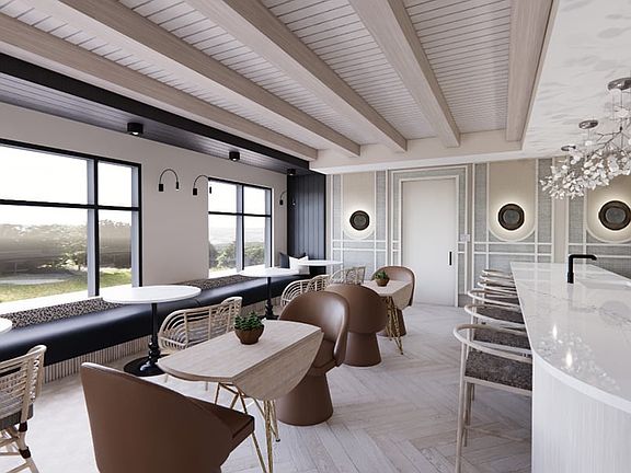 Enjoy light bites and good company as you take in the view from The Club's kitchen space