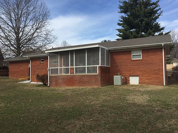All brick, screened porch