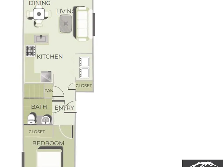 1x1 Economy l 591 sq ft l Plateau 176 1x1 Economy l 591 sq ft l Plateau 176