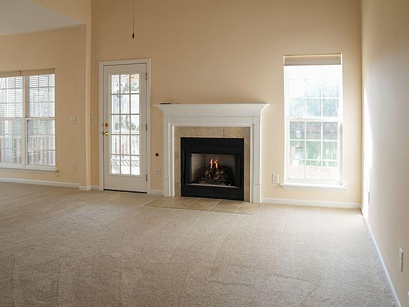 Open floor plan - family room with gas fireplace