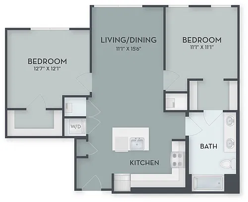 Floor plan Two Bedroom B4-Workforce**