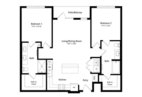 Floor plan B3