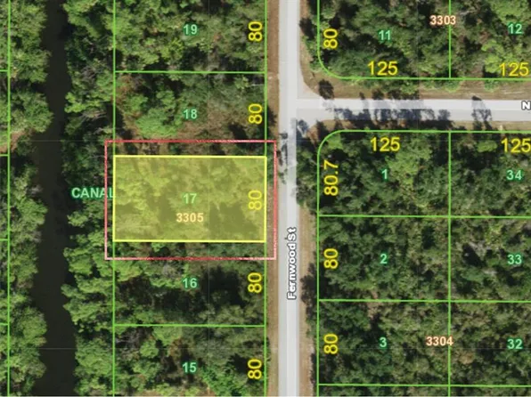 2135 FERNWOOD STREET LOT 17, PORT CHARLOTTE, FL 33948
