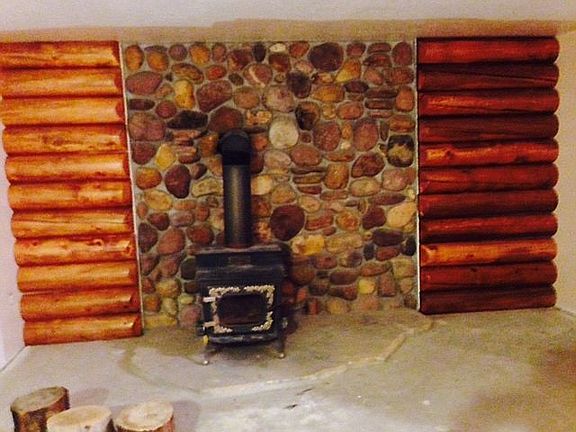 Basement Woodburning Stove