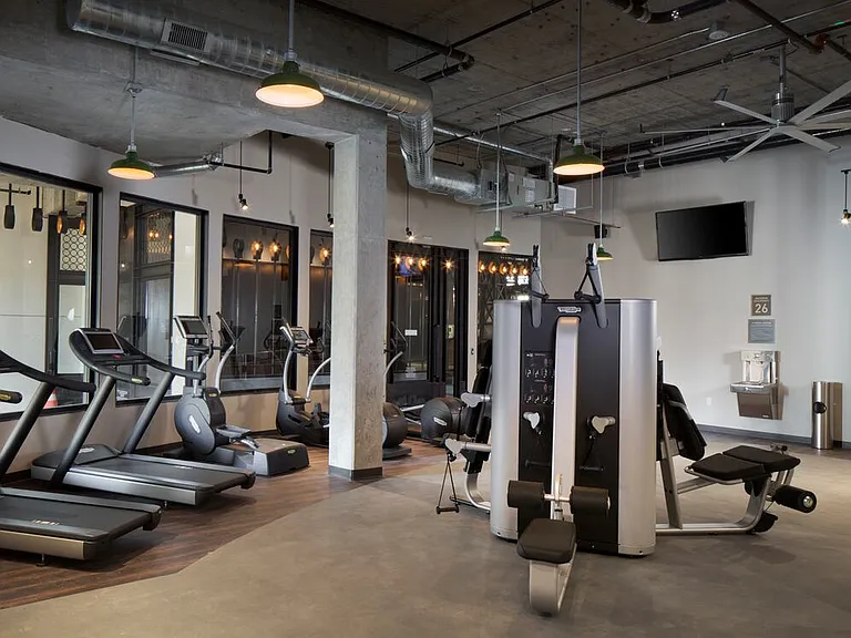 Fully loaded fitness center with cardio and strength equipment