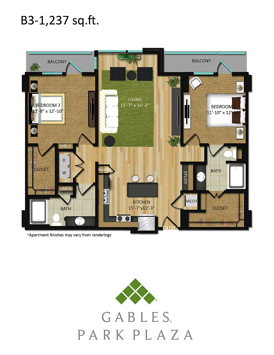 Floor plan B3