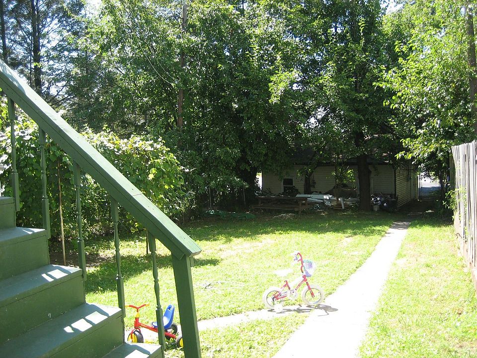 Backyard of the house